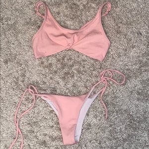 Pink bikini
